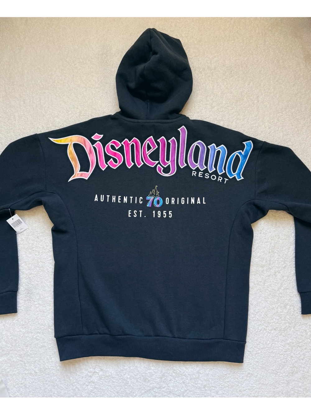 NEW Disneyland Resort Zip-up Hoodie 70th Anniversary